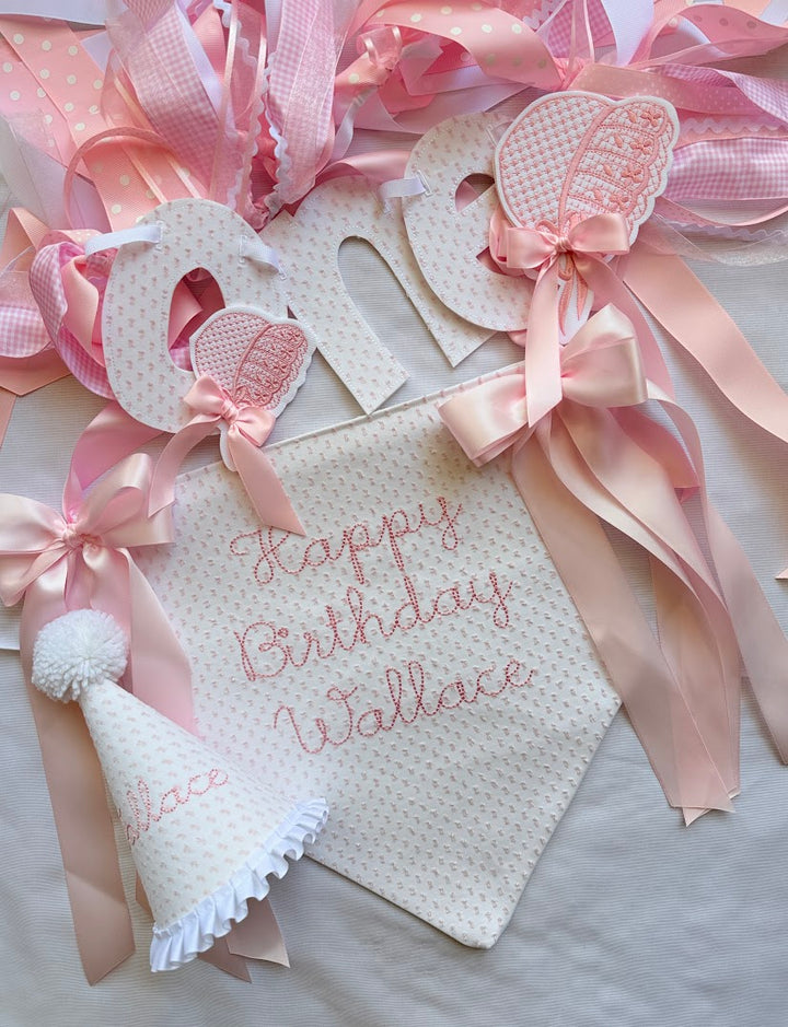 Baby Bonnet Birthday Set