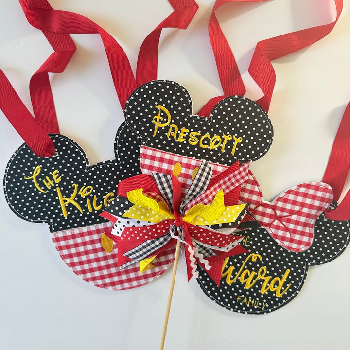 Mickey and Minnie Wands Personalized