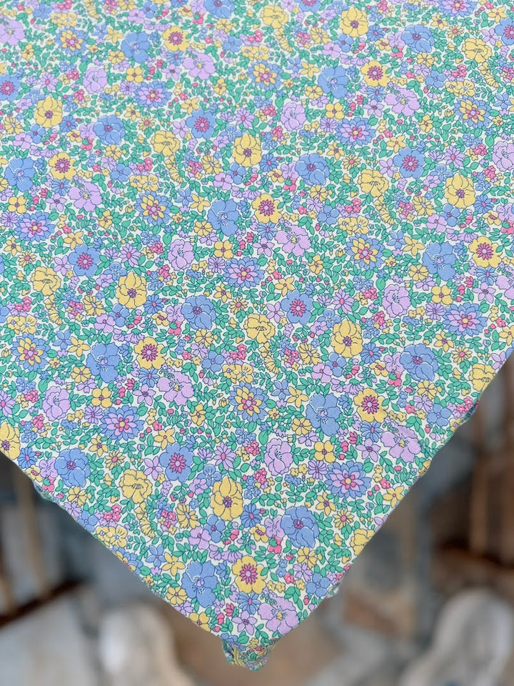 Drop Ruffle Tablecloth in Liberty Everlasting Arley Rose