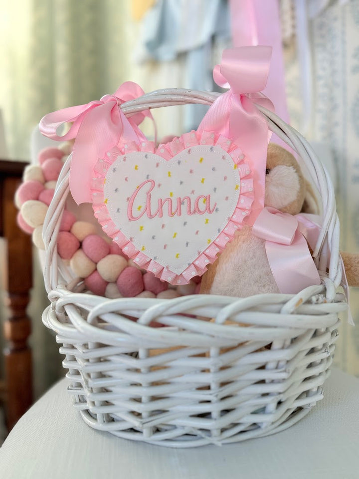 Pastel Dot Heart Tags
