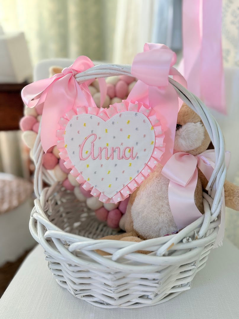 Pastel Dot Heart Tags