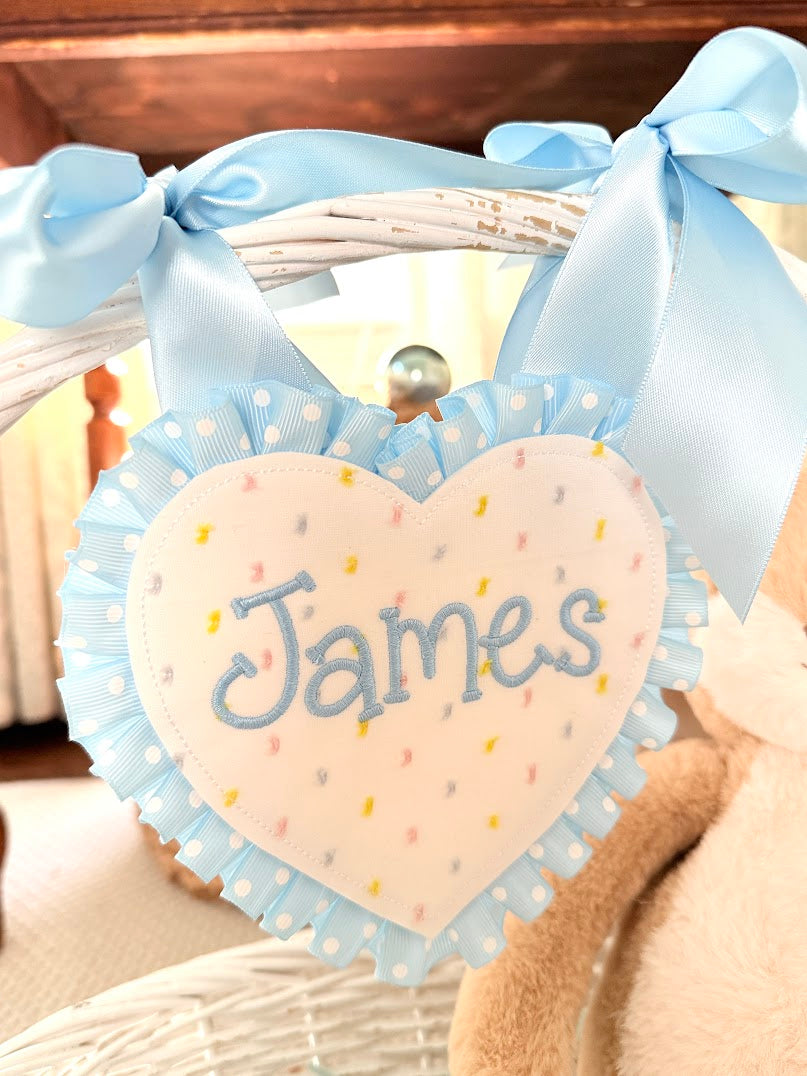 Pastel Dot Heart Tags