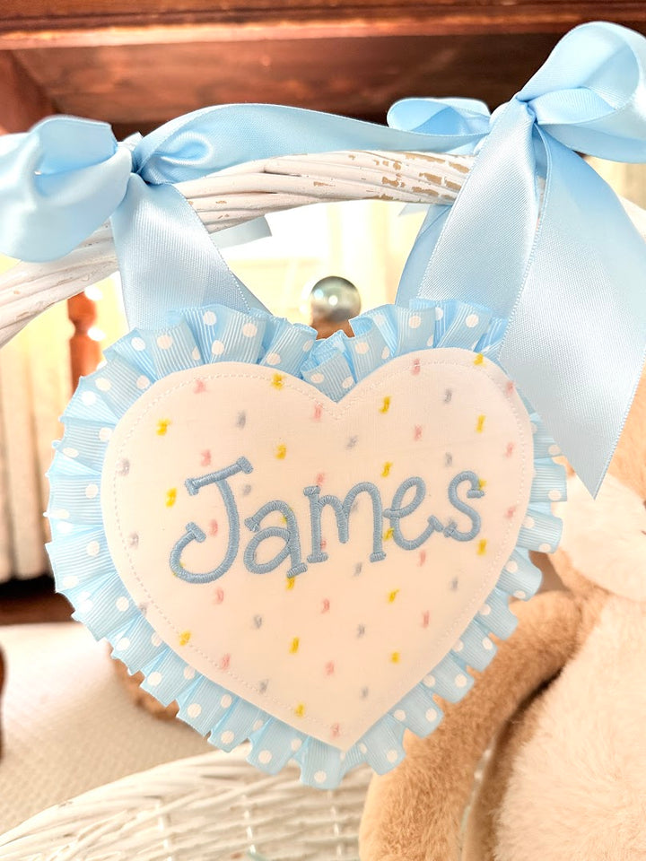 Pastel Dot Heart Tags