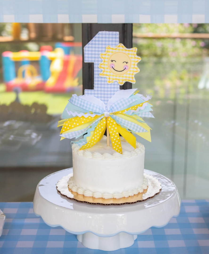 Sunshine Scalloped Birthday Set