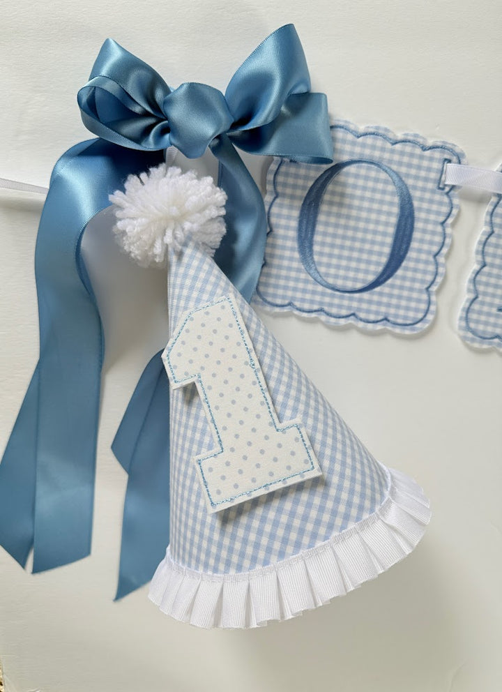 Scalloped Square ONE Birthday Set