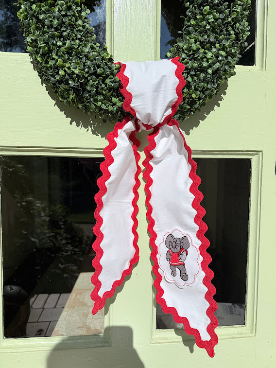 White and Red Sash