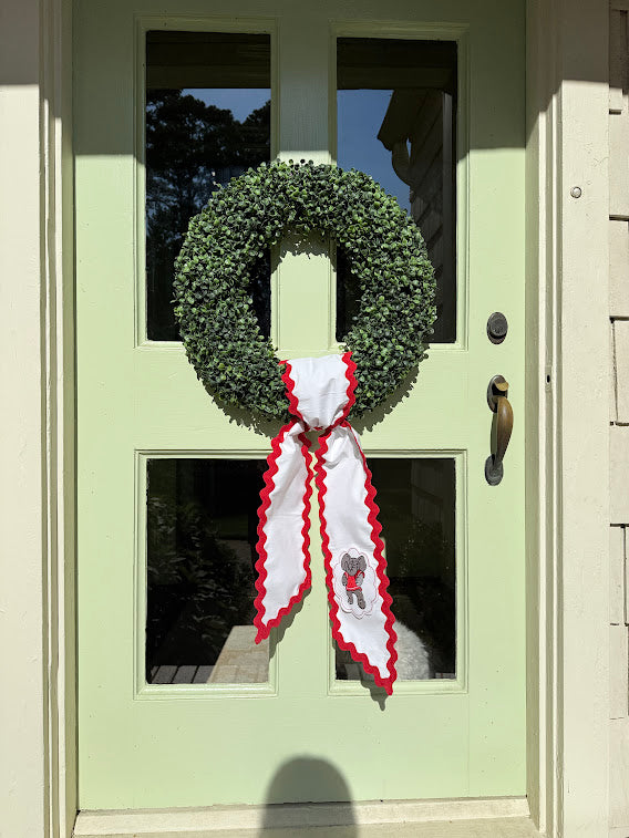 White and Red Sash