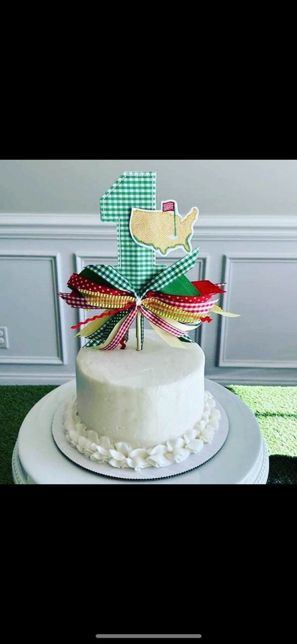 Master Cake Topper with One