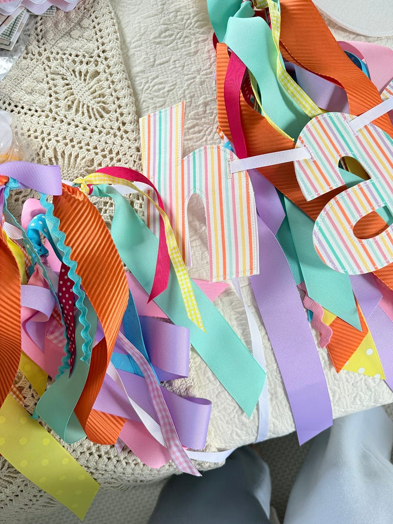 Fun Striped Happy Birthday