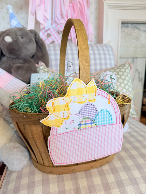 Easter Egg Basket Tag