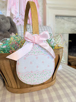 Easter Egg Basket Tag