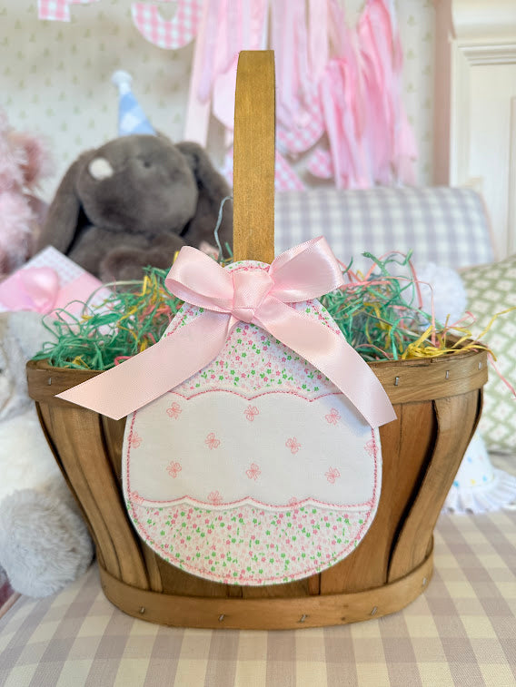 Easter Egg Basket Tag