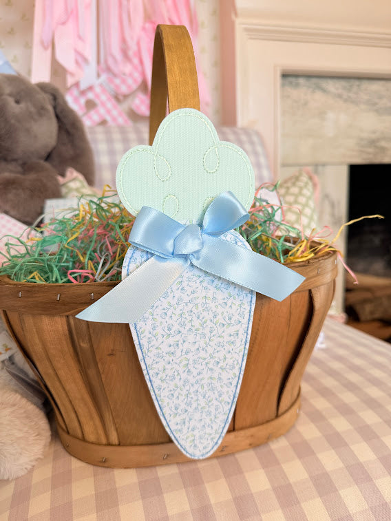 Easter Carrot Basket Tag