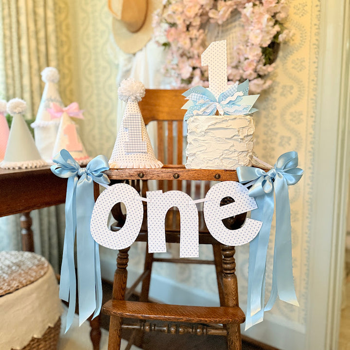 Blue Dot ONE High Chair Banner
