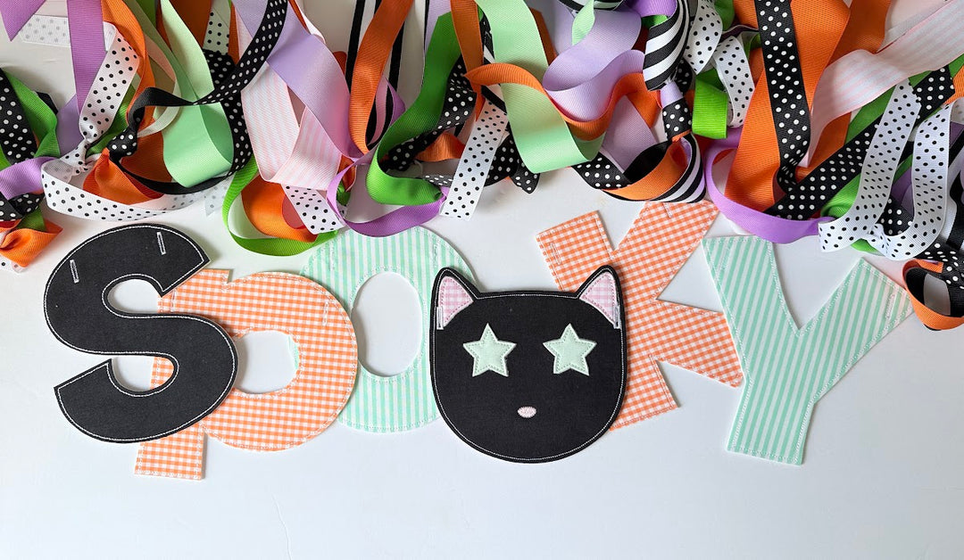 Star Eyed SPOOKY Cat Banner