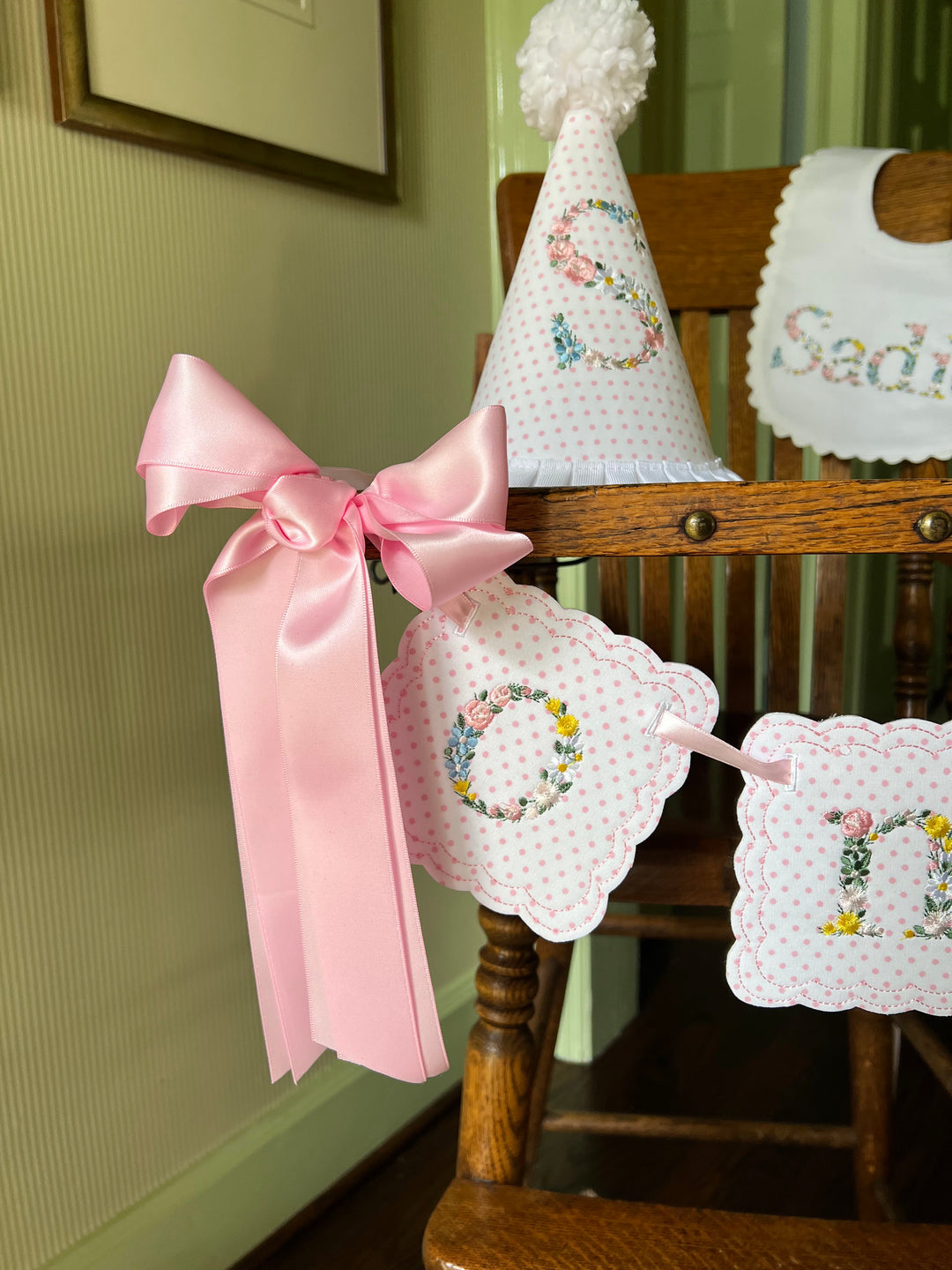 Spring Flower Name Banner