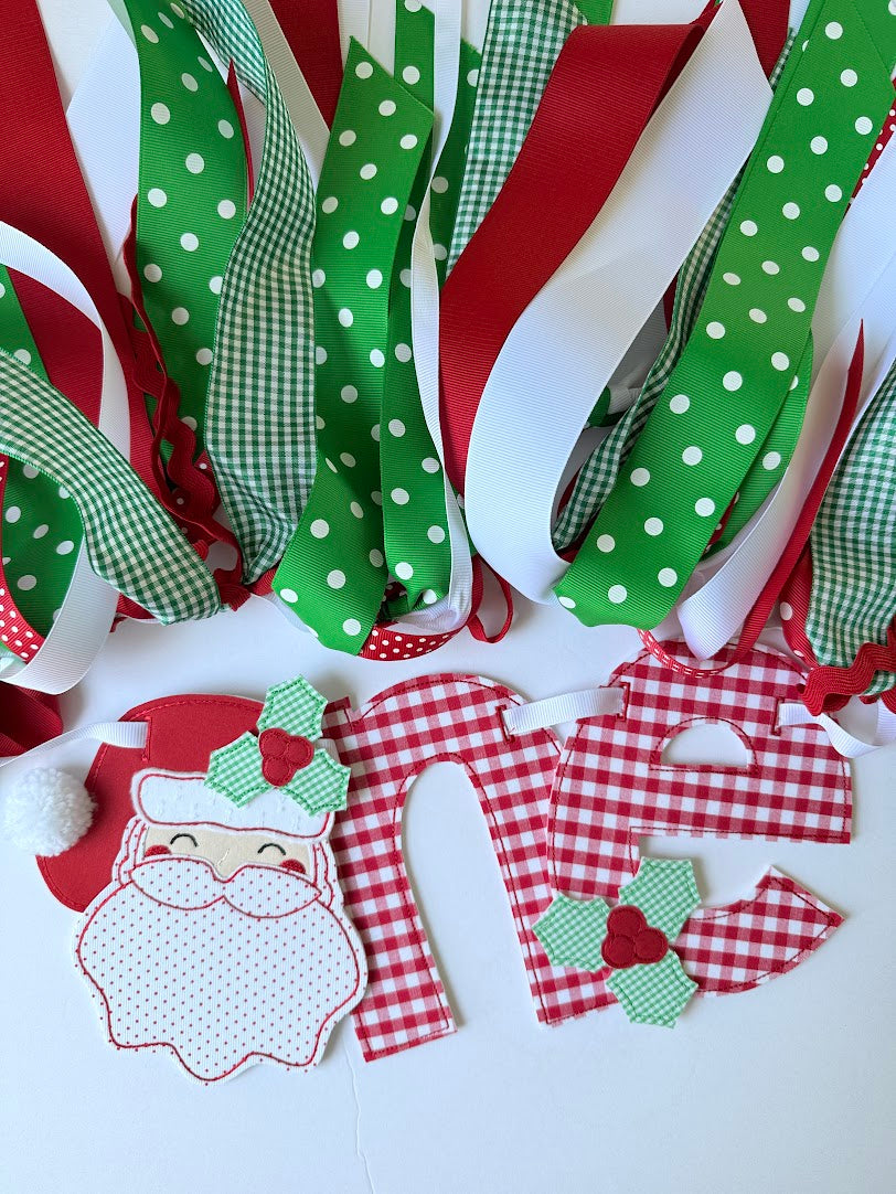 New Santa ONE Birthday Set