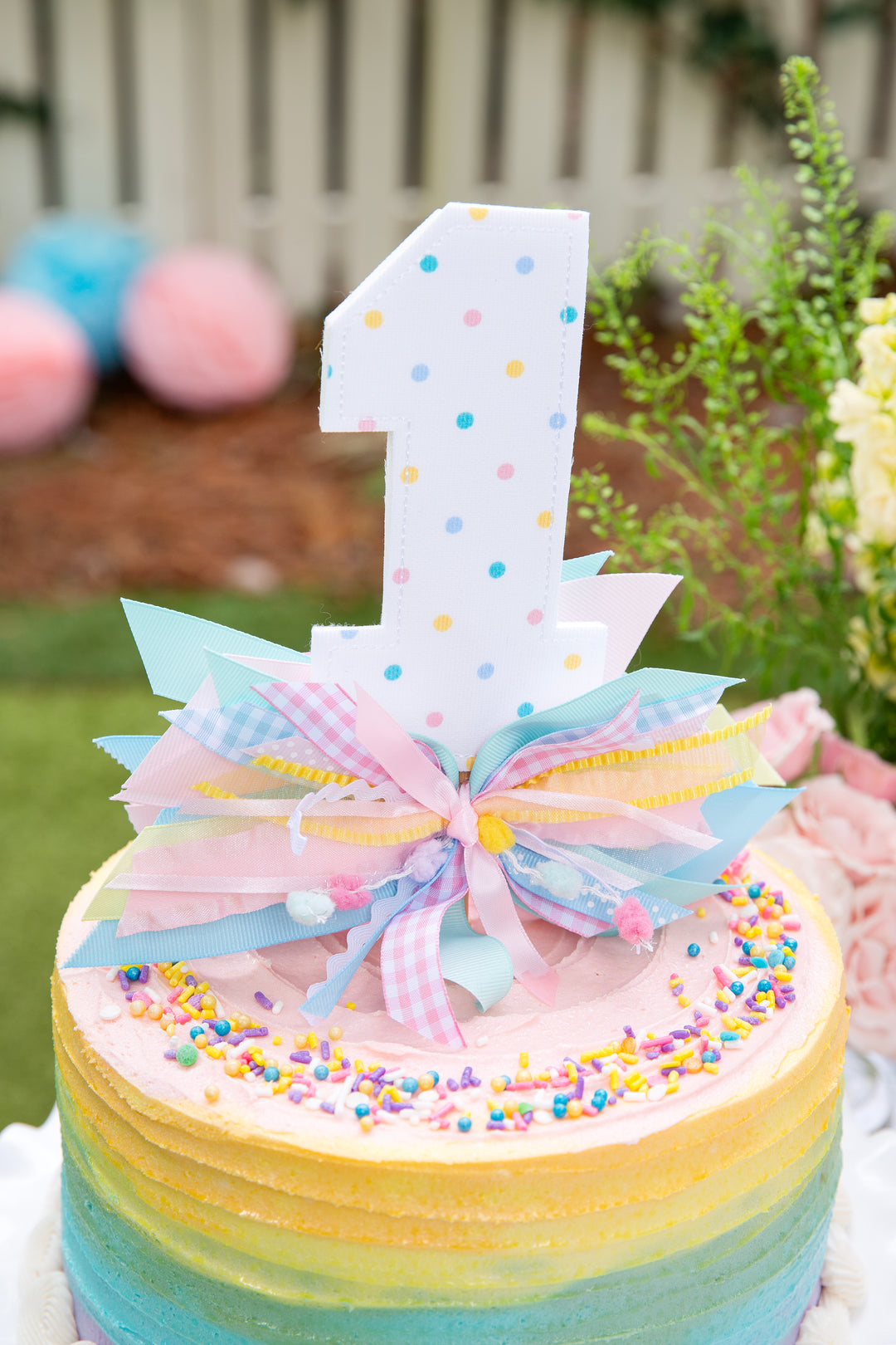 Number Cake Topper