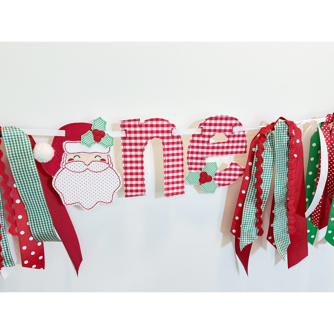 New Santa ONE Birthday Set