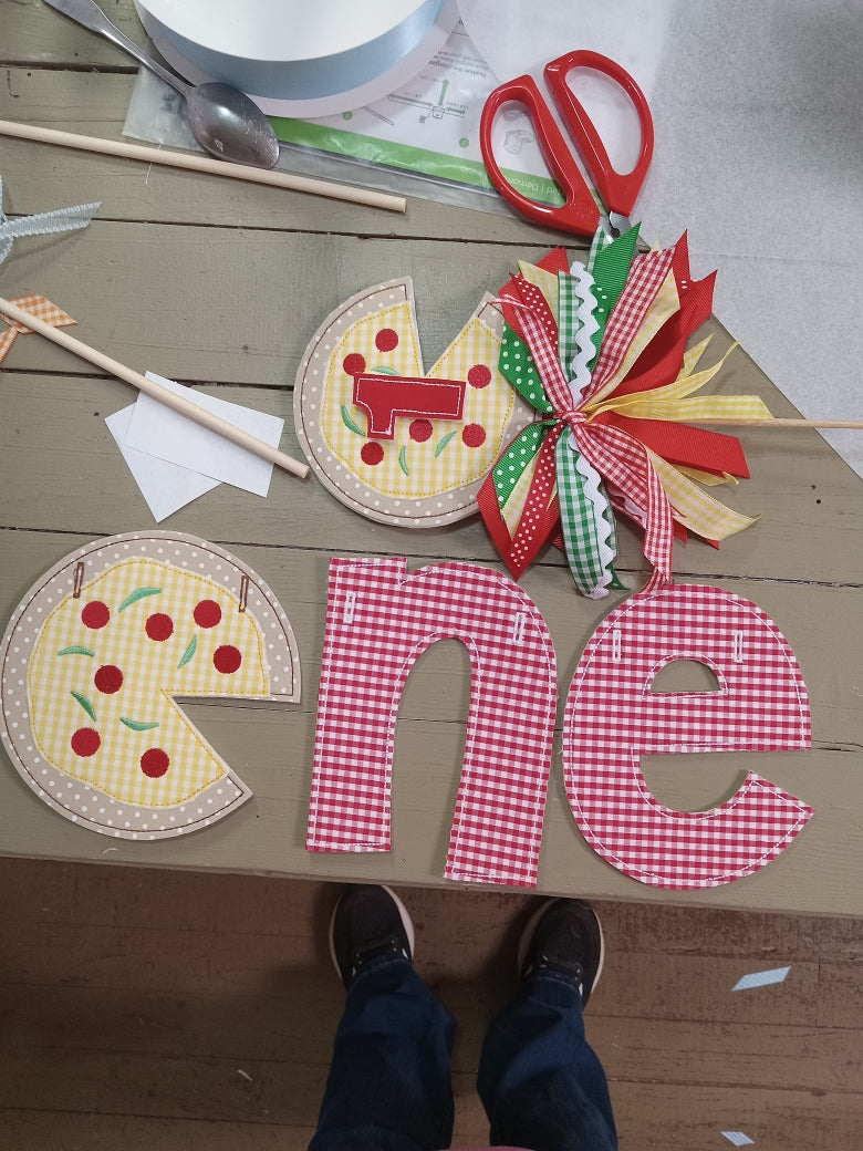 Whole Pizza Slice Birthday Set