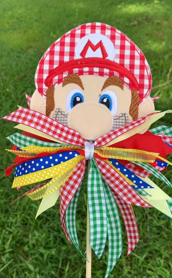 Mario Cake Topper and Banner