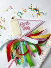 First Day/Last Day Flag Pencil Wand