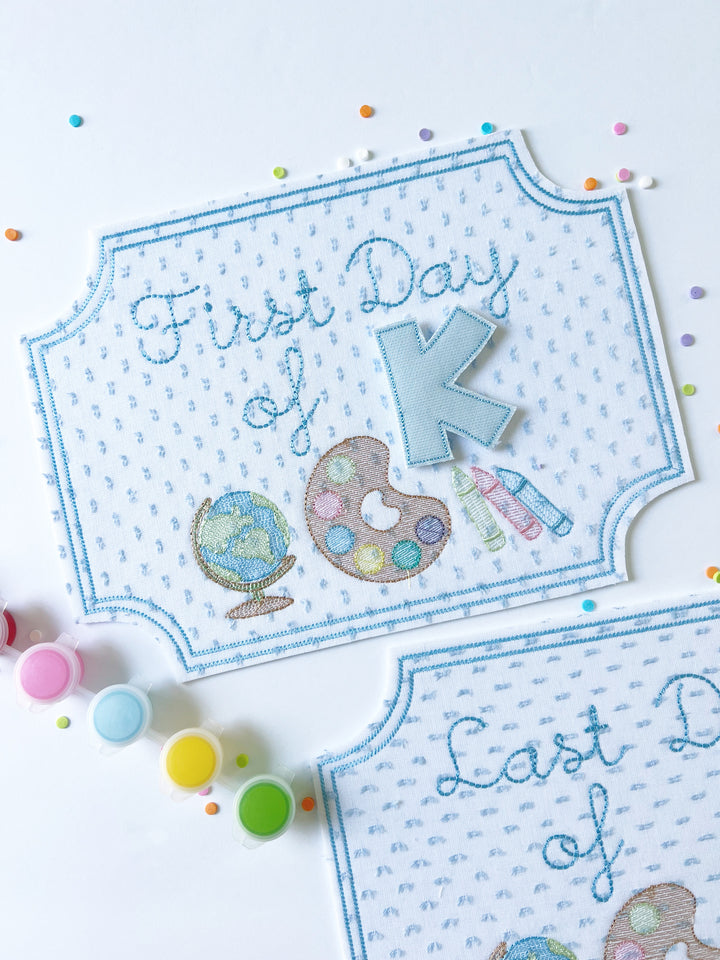 First Day - Last Day Back to School Plaque