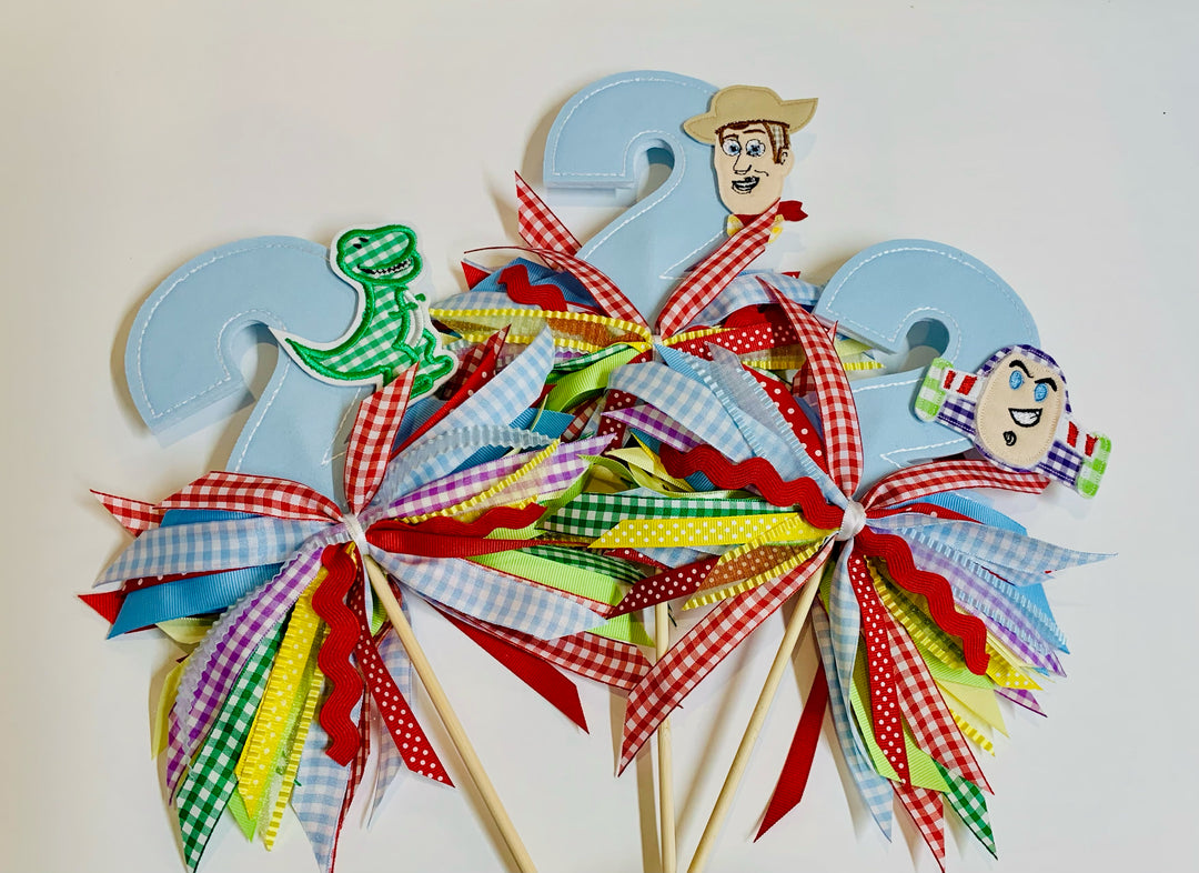 Toy Story Cake Topper and High Chair Banner