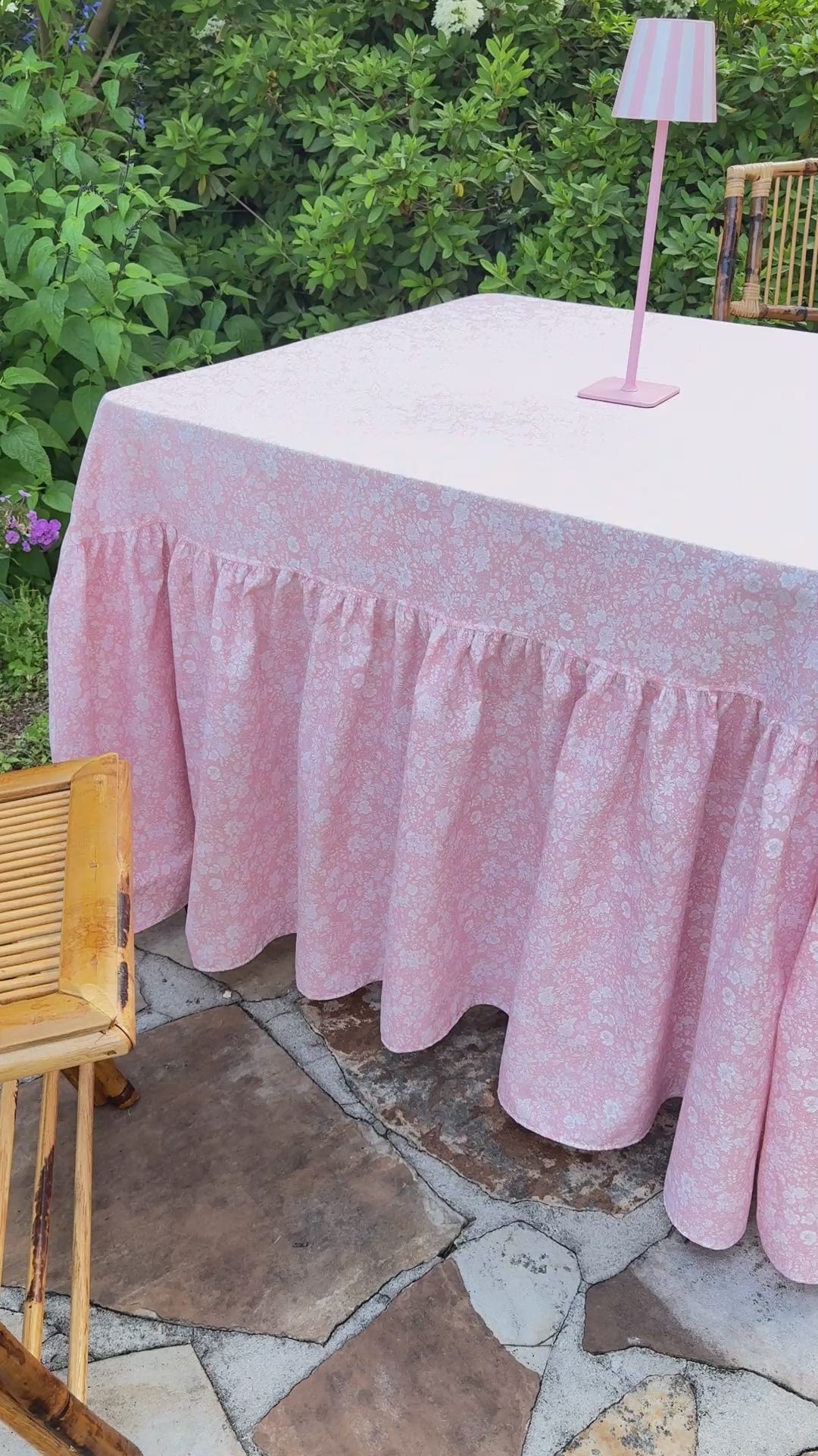 Drop Ruffle Tablecloth