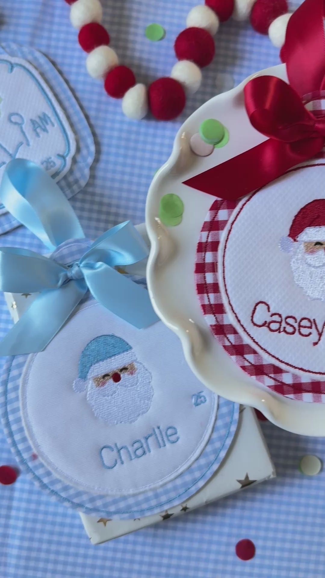 Classic Round Santa Ornament