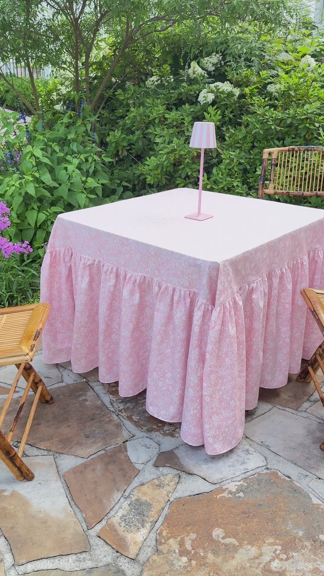 Drop Ruffle Tablecloth