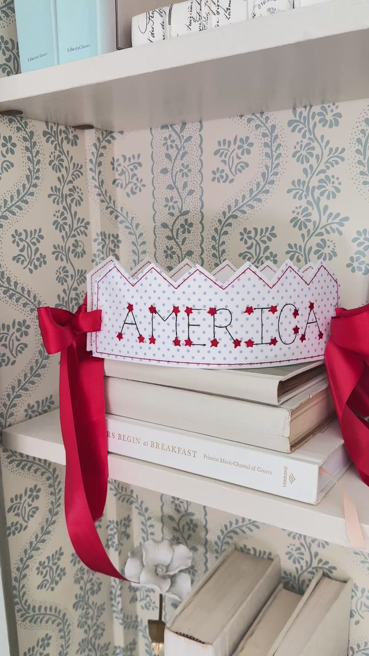 Happy Birthday America Crown!