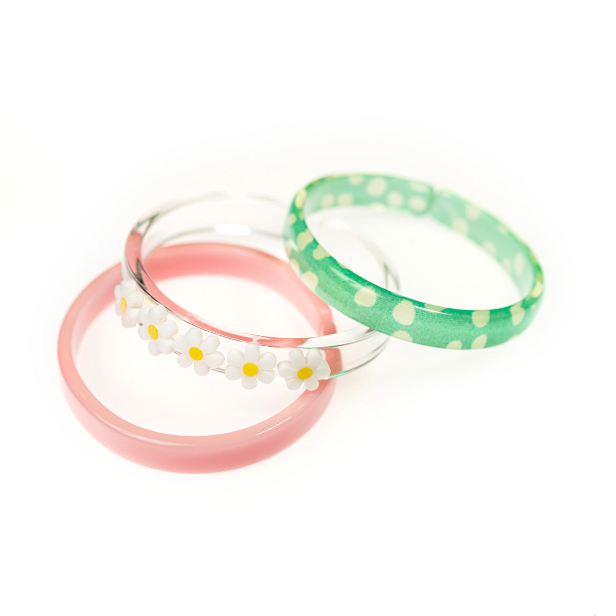 Daisy & Prints Combo Bangles (Pack of 3)