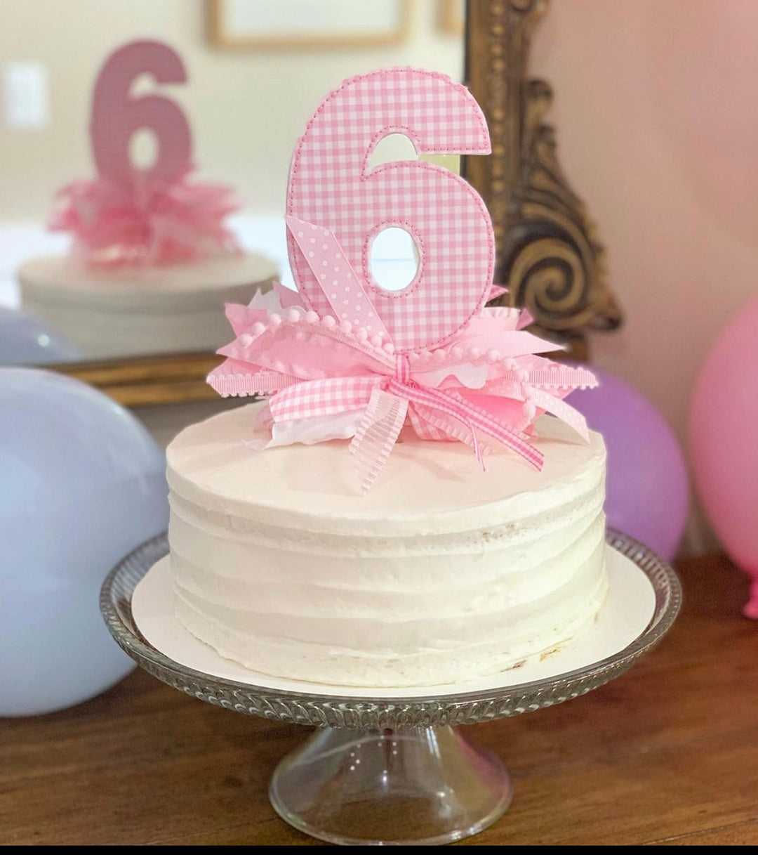 Number Cake Topper