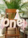 Pastel Dot ONE Banner and Hat