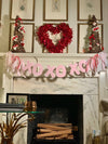 Pink and White Gingham XOXO Banner