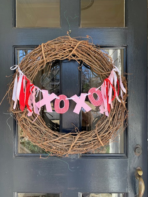 Valentine Wreath Banner