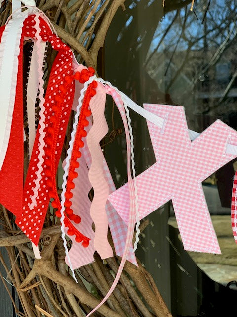 Valentine Wreath Banner