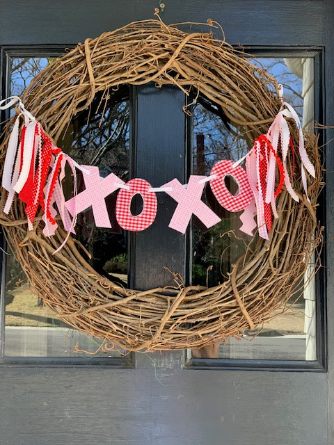 Valentine Wreath Banner