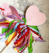 Pink Heart Wand/cake topper