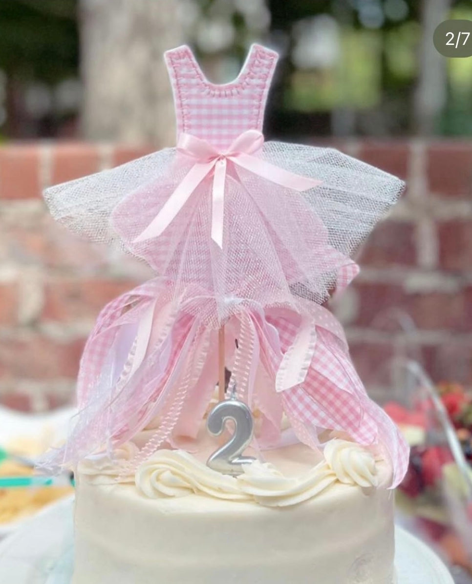 Ballet Tutu Cake Topper