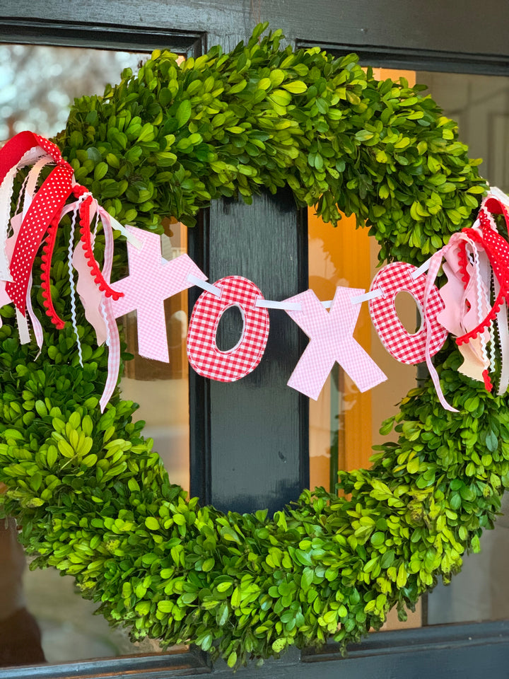 Valentine Wreath Banner