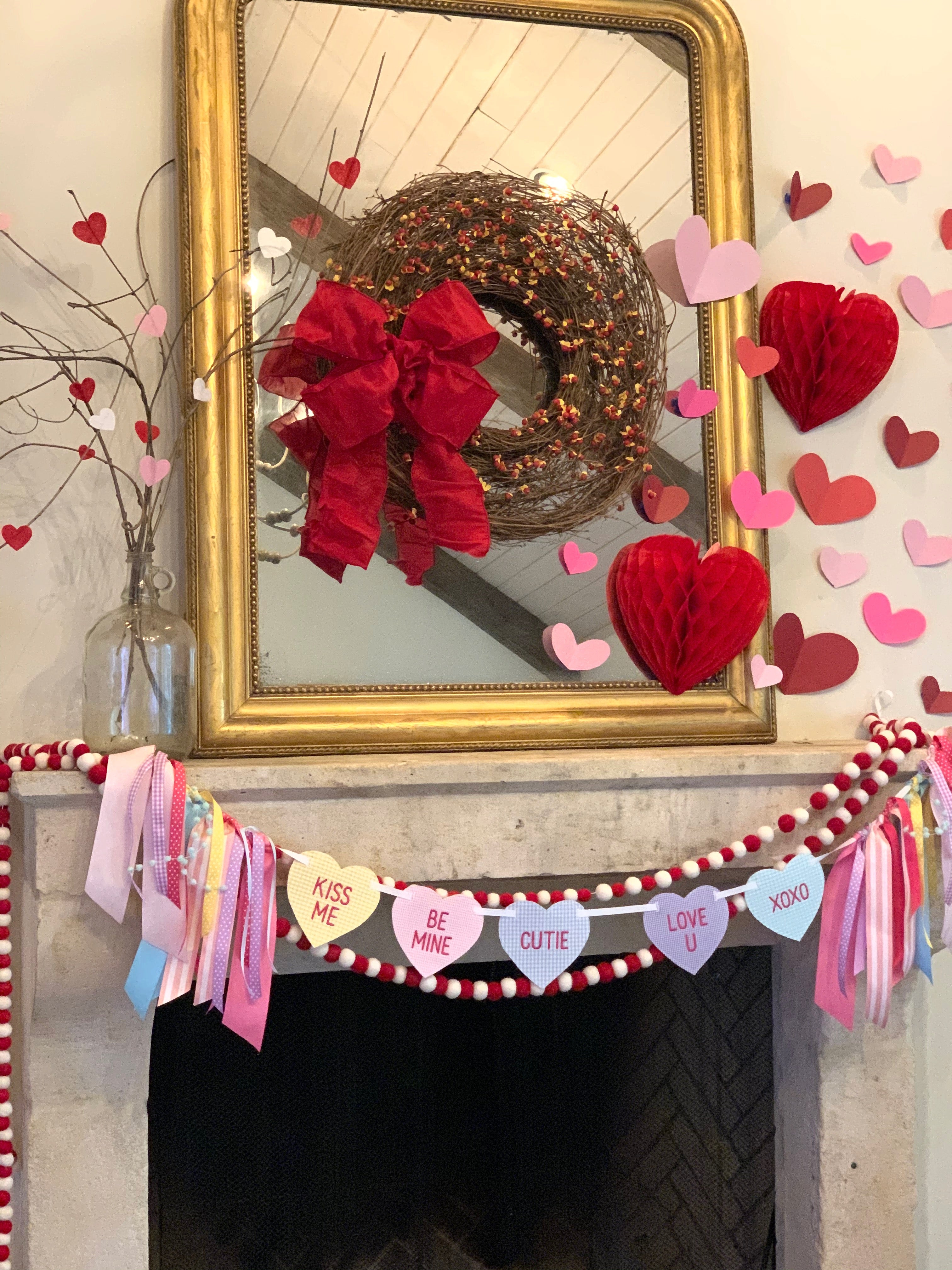 Be Mine Valentine Candy Banner