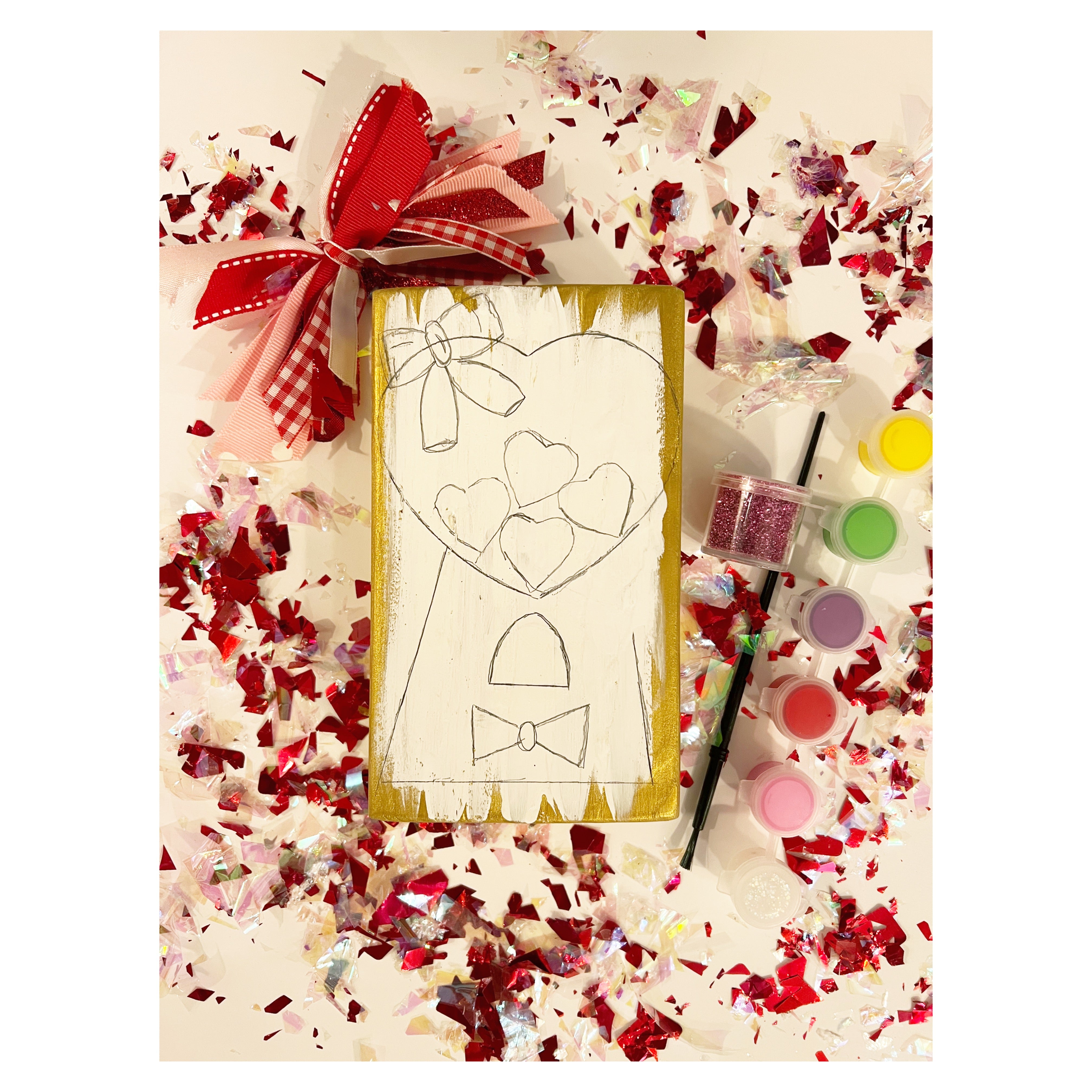 Valentine Bubblegum Art Kit