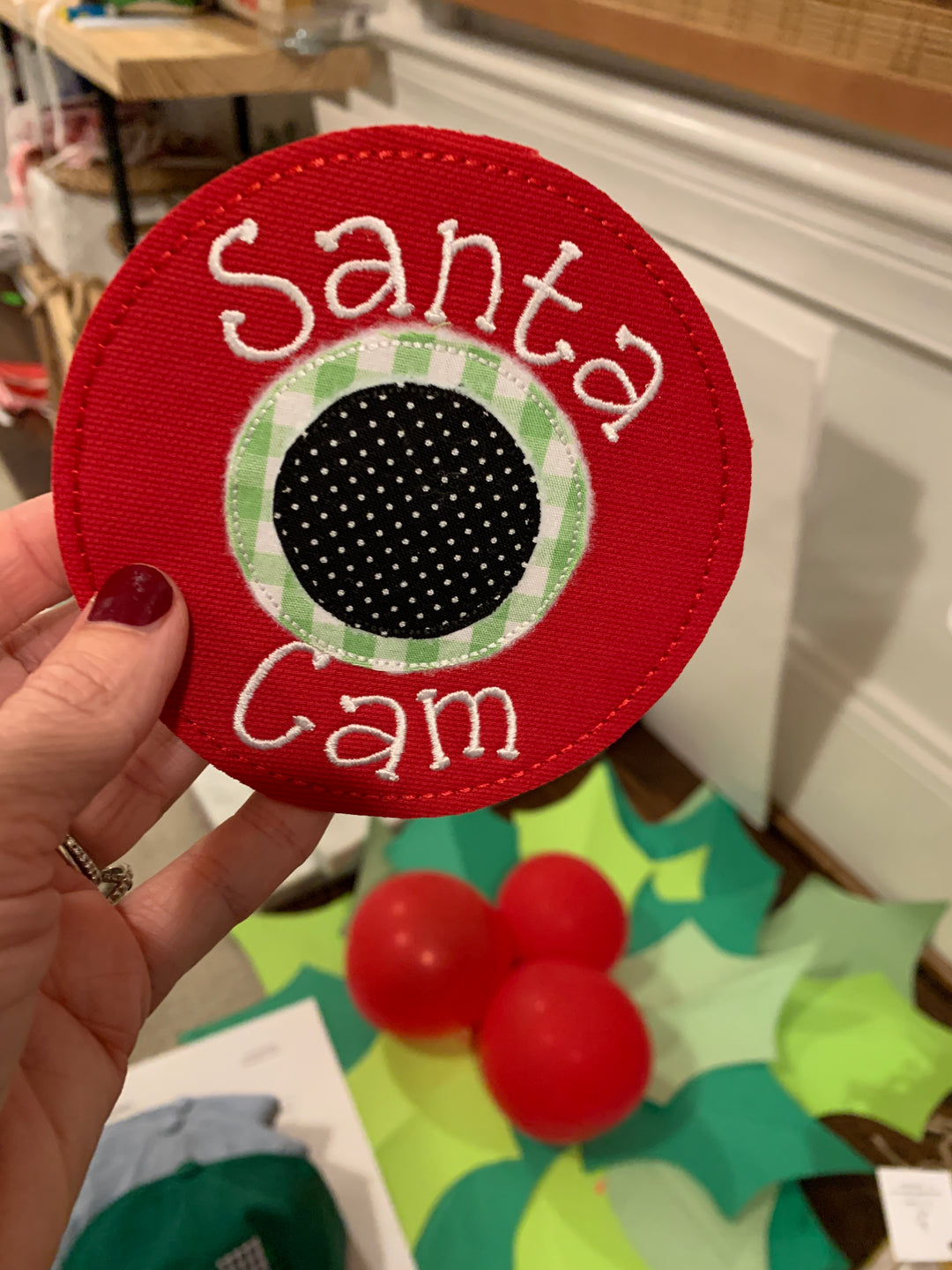 Santa Cam Ornament