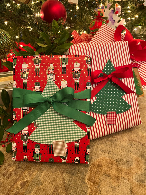 Single Tree and Santa Present Tags