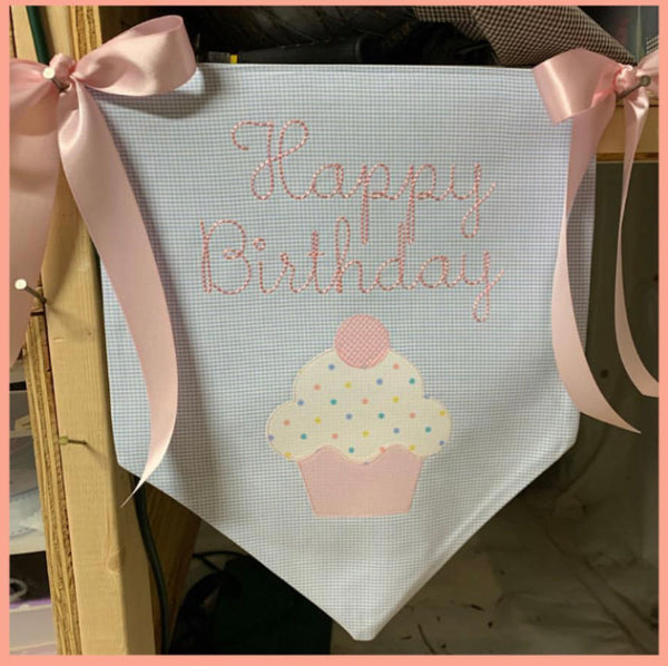 Happy Birthday Cupcake Pendant