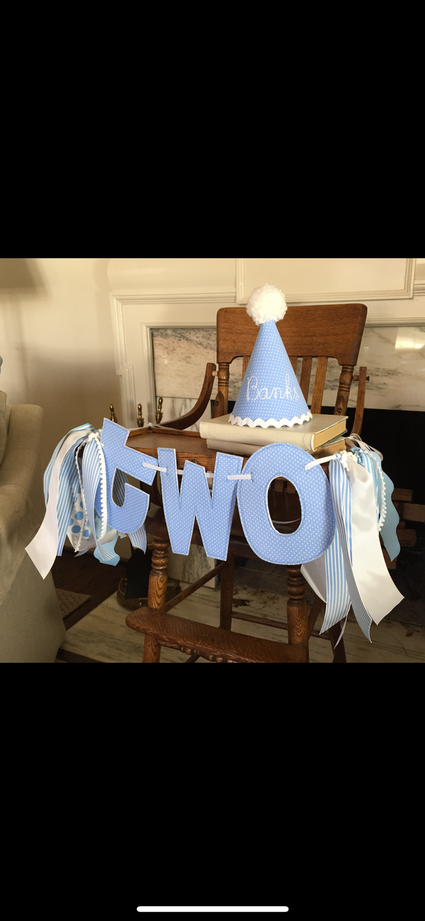 TWO High Chair Banner
