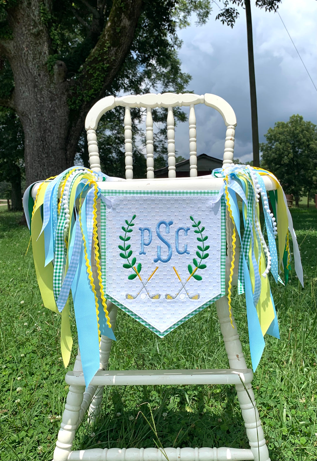 Golf Crest Pendant Banner