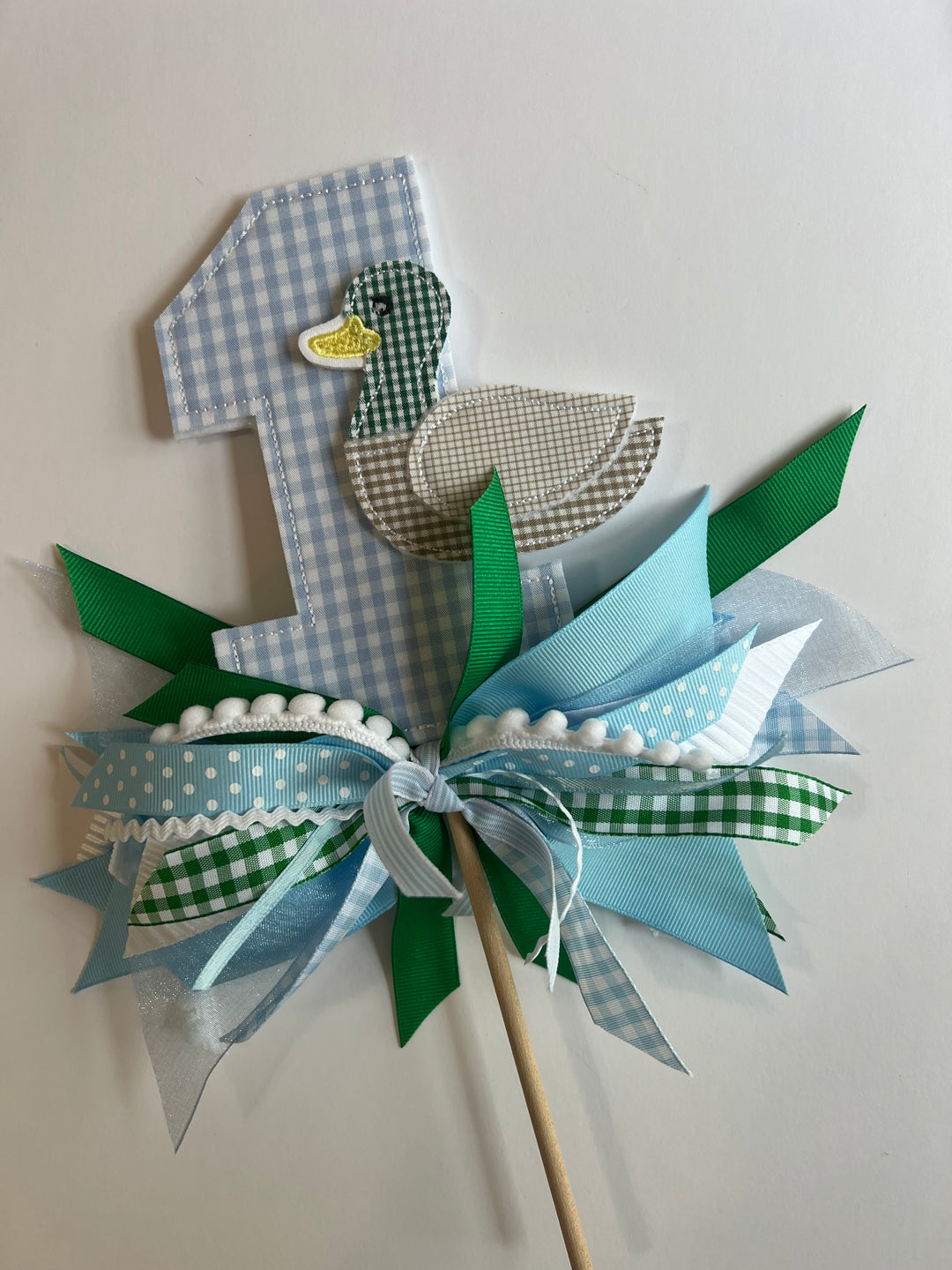 Mallard Crest Pendant and Cake Topper